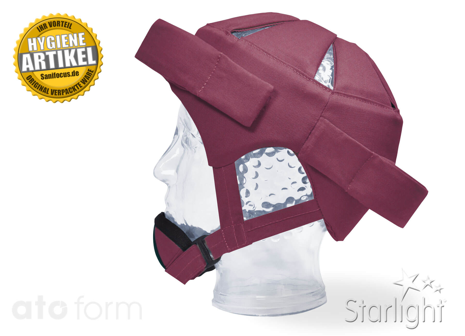 Starlight® Easy Leder 2-farbig **Hygieneartikel von Rückgabe/Umtausch  ausgeschlossen**, Kopfschutz, Körperschutz